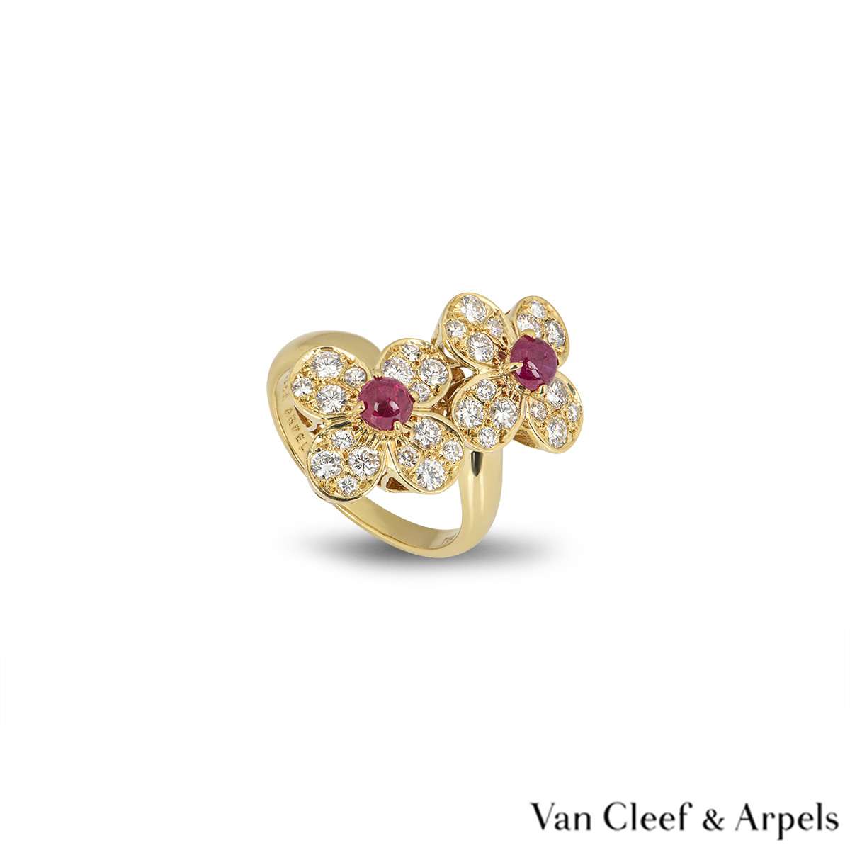 Van Cleef & Arpels Ruby Trefle Ring